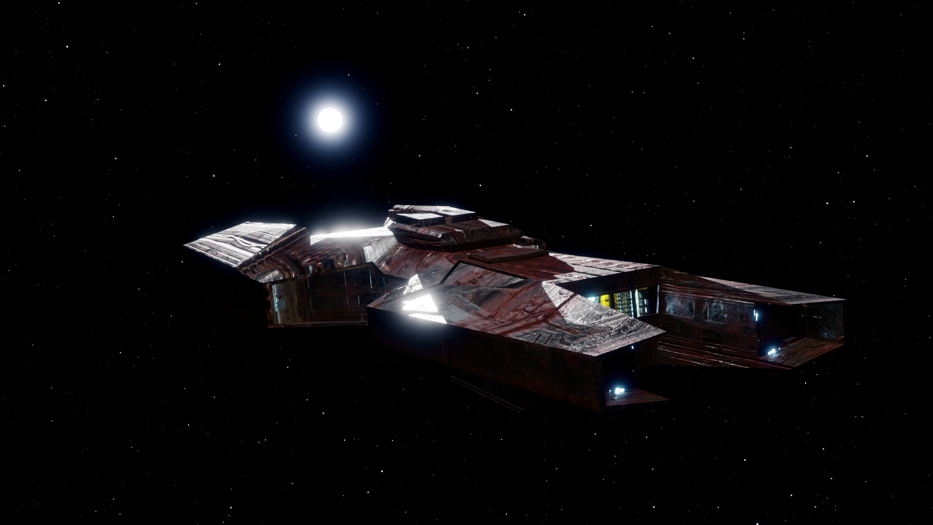 3D Spaceship Concept