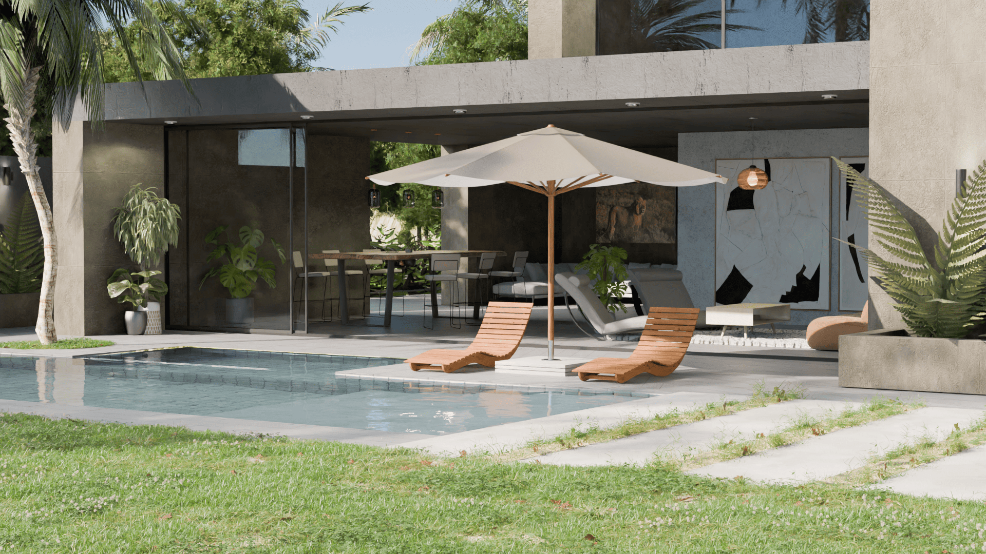 3D Villa Visualization